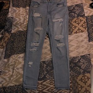 High Rise Denim Jeans/ Jeggings Skinny